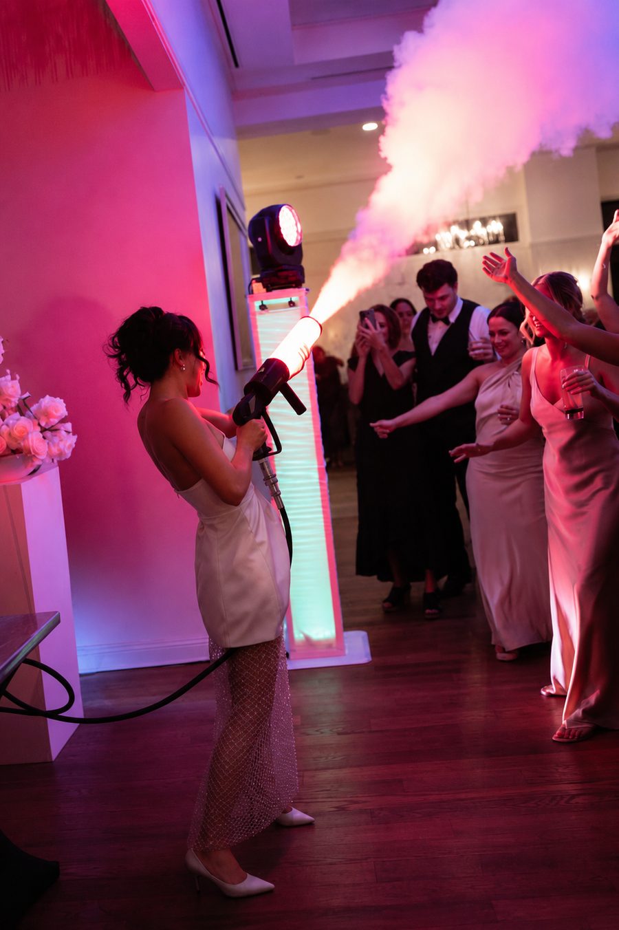 High-energy effects on the dance floor